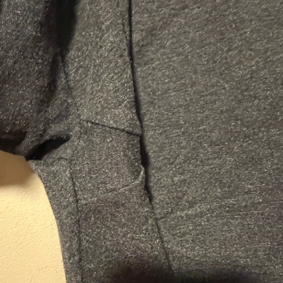 Grey Leggings w/White Lotus Flower Graphic at Ankle - Picture 7 of 13